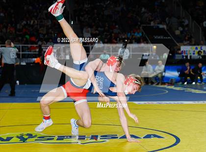 Thumbnail 1 in 2022 NYSPHSAA Wrestling Championships - Round 2 photogallery.
