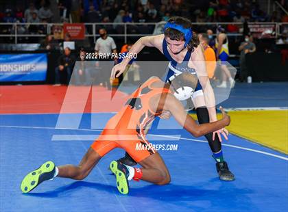 Thumbnail 1 in 2022 NYSPHSAA Wrestling Championships - Round 2 photogallery.
