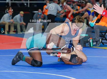 Thumbnail 1 in 2022 NYSPHSAA Wrestling Championships - Round 2 photogallery.