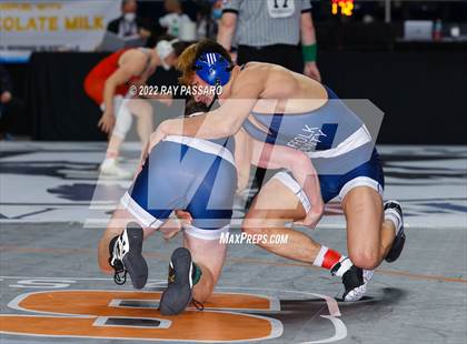Thumbnail 1 in 2022 NYSPHSAA Wrestling Championships - Round 2 photogallery.