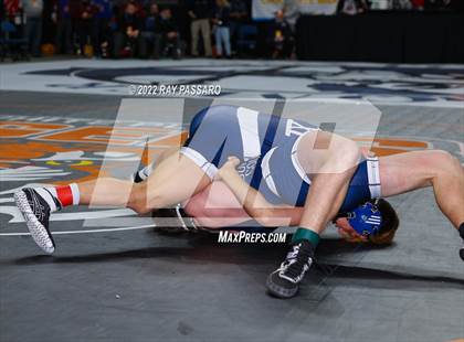 Thumbnail 1 in 2022 NYSPHSAA Wrestling Championships - Round 2 photogallery.