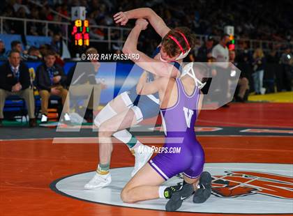 Thumbnail 1 in 2022 NYSPHSAA Wrestling Championships - Round 2 photogallery.