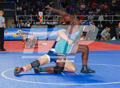 Thumbnail 3 in 2022 NYSPHSAA Wrestling Championships - Round 2 photogallery.