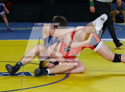 Thumbnail 2 in 2022 NYSPHSAA Wrestling Championships - Round 2 photogallery.