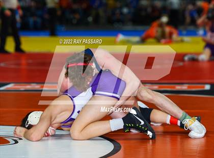 Thumbnail 1 in 2022 NYSPHSAA Wrestling Championships - Round 2 photogallery.