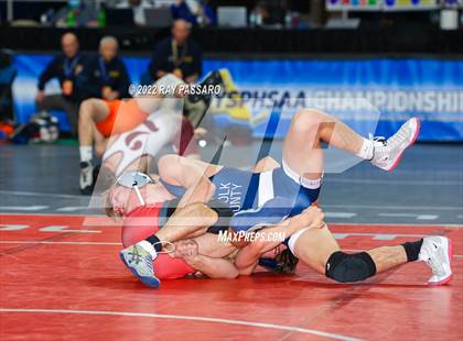 Thumbnail 1 in 2022 NYSPHSAA Wrestling Championships - Round 2 photogallery.