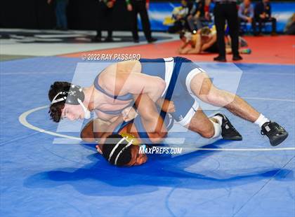 Thumbnail 1 in 2022 NYSPHSAA Wrestling Championships - Round 2 photogallery.