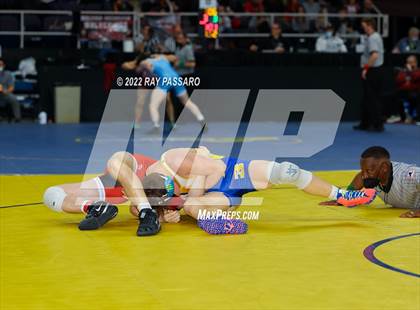 Thumbnail 1 in 2022 NYSPHSAA Wrestling Championships - Round 2 photogallery.