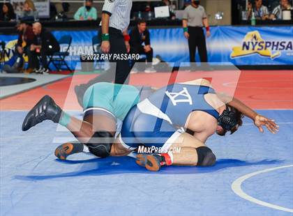 Thumbnail 1 in 2022 NYSPHSAA Wrestling Championships - Round 2 photogallery.