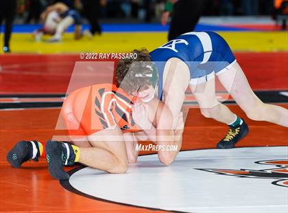 Thumbnail 1 in 2022 NYSPHSAA Wrestling Championships - Round 2 photogallery.