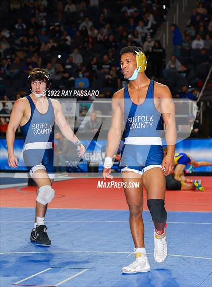 Thumbnail 3 in 2022 NYSPHSAA Wrestling Championships - Round 2 photogallery.