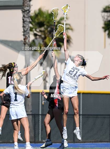 Thumbnail 1 in Marin Catholic vs. Monte Vista (CIF NCS Playoffs) photogallery.