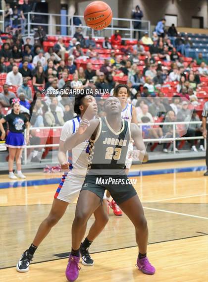 Thumbnail 1 in Jordan vs. King (UIL 6A D2 Basketball Regional Semifinal) photogallery.