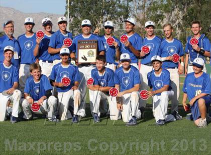 Thumbnail 1 in Capistrano Valley Christian vs. Desert Christian Academy (CIF SS D6 Final) photogallery.