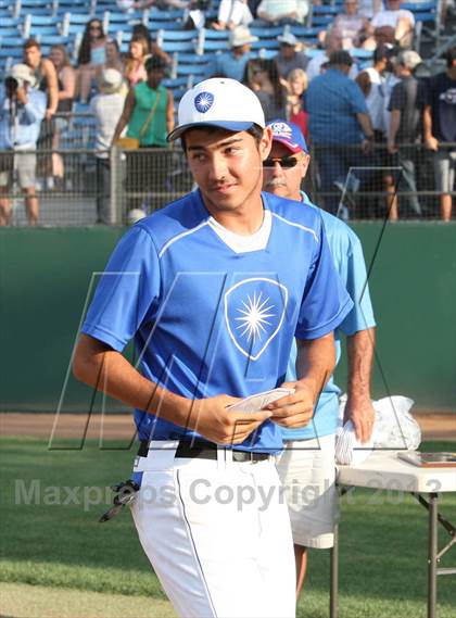 Thumbnail 3 in Capistrano Valley Christian vs. Desert Christian Academy (CIF SS D6 Final) photogallery.