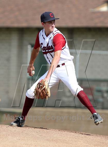 Thumbnail 2 in Capistrano Valley Christian vs. Desert Christian Academy (CIF SS D6 Final) photogallery.