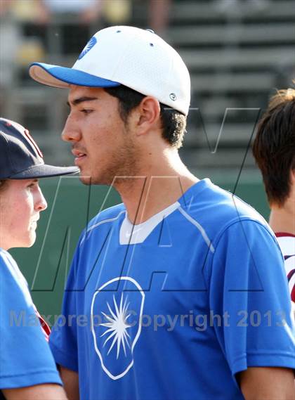 Thumbnail 1 in Capistrano Valley Christian vs. Desert Christian Academy (CIF SS D6 Final) photogallery.