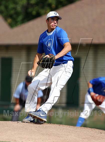 Thumbnail 3 in Capistrano Valley Christian vs. Desert Christian Academy (CIF SS D6 Final) photogallery.