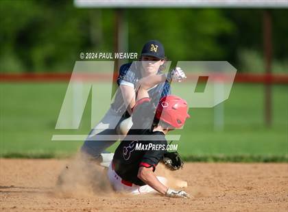 Thumbnail 3 in Northwest Area vs Montgomery (PIAA District IV 2A Quarterfinal) photogallery.