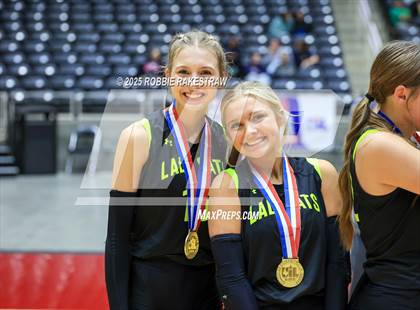 Thumbnail 2 in Blum vs Water Valley (UIL 1A Volleyball Final Medal Ceremony) photogallery.