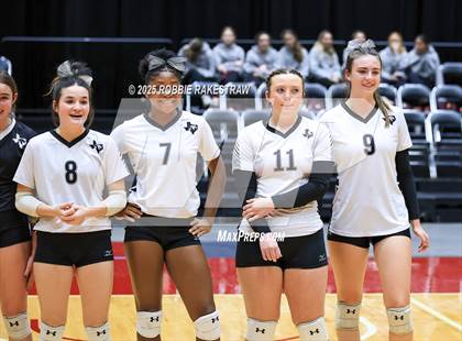 Thumbnail 1 in Blum vs Water Valley (UIL 1A Volleyball Final Medal Ceremony) photogallery.