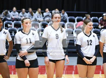 Thumbnail 2 in Blum vs Water Valley (UIL 1A Volleyball Final Medal Ceremony) photogallery.