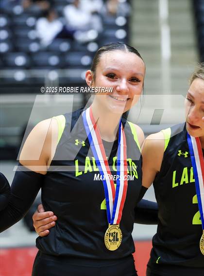 Thumbnail 2 in Blum vs Water Valley (UIL 1A Volleyball Final Medal Ceremony) photogallery.