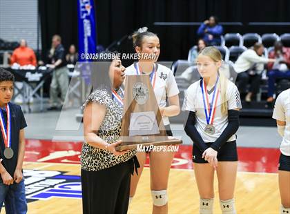 Thumbnail 3 in Blum vs Water Valley (UIL 1A Volleyball Final Medal Ceremony) photogallery.