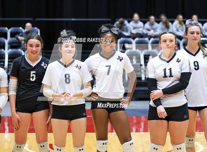 Thumbnail 3 in Blum vs Water Valley (UIL 1A Volleyball Final Medal Ceremony) photogallery.