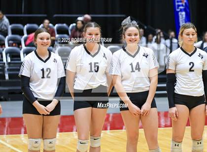 Thumbnail 1 in Blum vs Water Valley (UIL 1A Volleyball Final Medal Ceremony) photogallery.