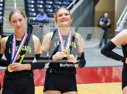 Thumbnail 1 in Blum vs Water Valley (UIL 1A Volleyball Final Medal Ceremony) photogallery.