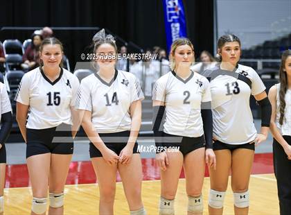 Thumbnail 2 in Blum vs Water Valley (UIL 1A Volleyball Final Medal Ceremony) photogallery.