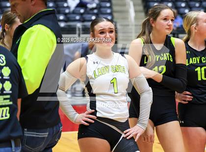 Thumbnail 1 in Blum vs Water Valley (UIL 1A Volleyball Final Medal Ceremony) photogallery.