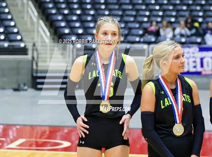 Thumbnail 3 in Blum vs Water Valley (UIL 1A Volleyball Final Medal Ceremony) photogallery.