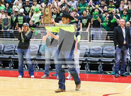 Thumbnail 1 in Blum vs Water Valley (UIL 1A Volleyball Final Medal Ceremony) photogallery.