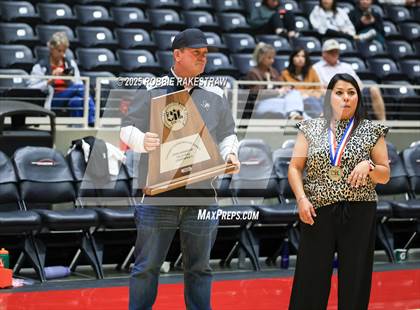 Thumbnail 2 in Blum vs Water Valley (UIL 1A Volleyball Final Medal Ceremony) photogallery.