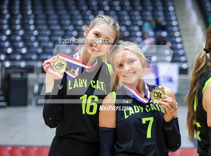 Thumbnail 3 in Blum vs Water Valley (UIL 1A Volleyball Final Medal Ceremony) photogallery.