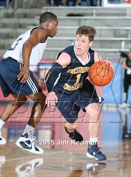 Thumbnail 1 in Prestonwood Christian vs. SATCH HomeSchool (Thanksgiving Hoopfest) photogallery.