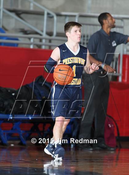 Thumbnail 1 in Prestonwood Christian vs. SATCH HomeSchool (Thanksgiving Hoopfest) photogallery.