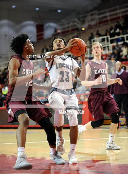Thumbnail 1 in Curtis vs Lincoln (PSAL Class AA Semifinal Playoff ) photogallery.