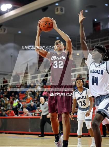 Thumbnail 1 in Curtis vs Lincoln (PSAL Class AA Semifinal Playoff ) photogallery.