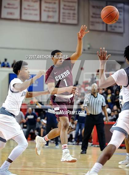 Thumbnail 3 in Curtis vs Lincoln (PSAL Class AA Semifinal Playoff ) photogallery.