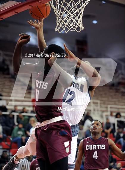 Thumbnail 1 in Curtis vs Lincoln (PSAL Class AA Semifinal Playoff ) photogallery.