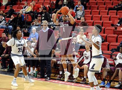 Thumbnail 2 in Curtis vs Lincoln (PSAL Class AA Semifinal Playoff ) photogallery.