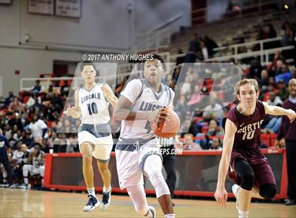 Thumbnail 1 in Curtis vs Lincoln (PSAL Class AA Semifinal Playoff ) photogallery.