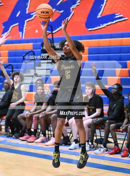 Thumbnail 2 in Peoria vs. Highland Prep (Visit Mesa Basketball Challenge) photogallery.
