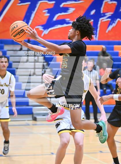 Thumbnail 1 in Peoria vs. Highland Prep (Visit Mesa Basketball Challenge) photogallery.