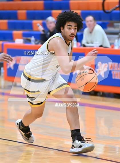 Thumbnail 2 in Peoria vs. Highland Prep (Visit Mesa Basketball Challenge) photogallery.