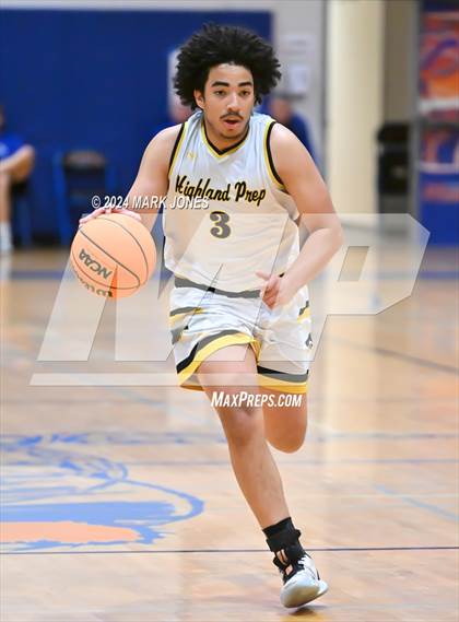 Thumbnail 2 in Peoria vs. Highland Prep (Visit Mesa Basketball Challenge) photogallery.