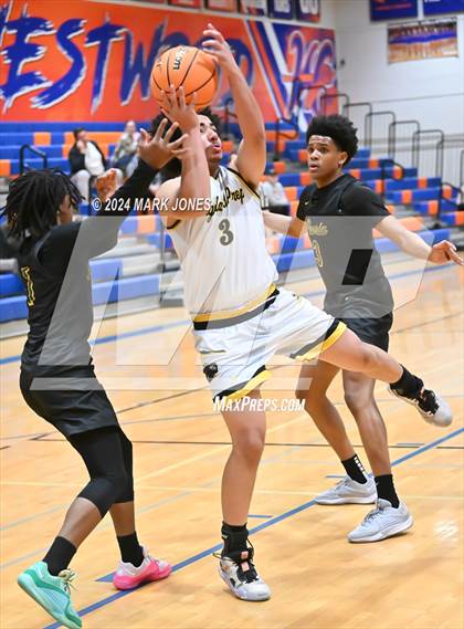 Thumbnail 2 in Peoria vs. Highland Prep (Visit Mesa Basketball Challenge) photogallery.